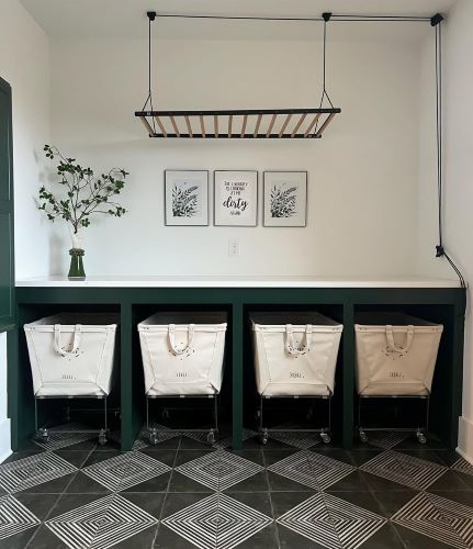 floor pattern laundry farmhouse tiles Sydney
